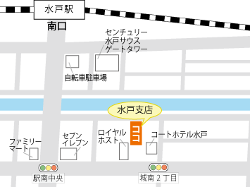 【アイ・スタッフ 水戸】の地図